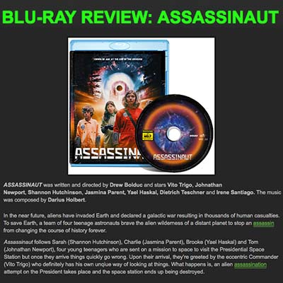 BLU-RAY REVIEW: ASSASSINAUT (2019)